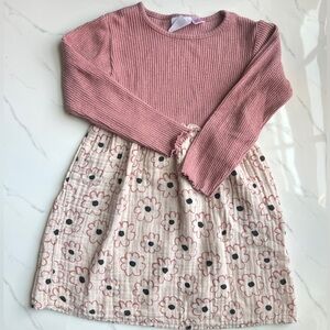 Bundle of two casual Zara dresses in rose / powder pink / mauve